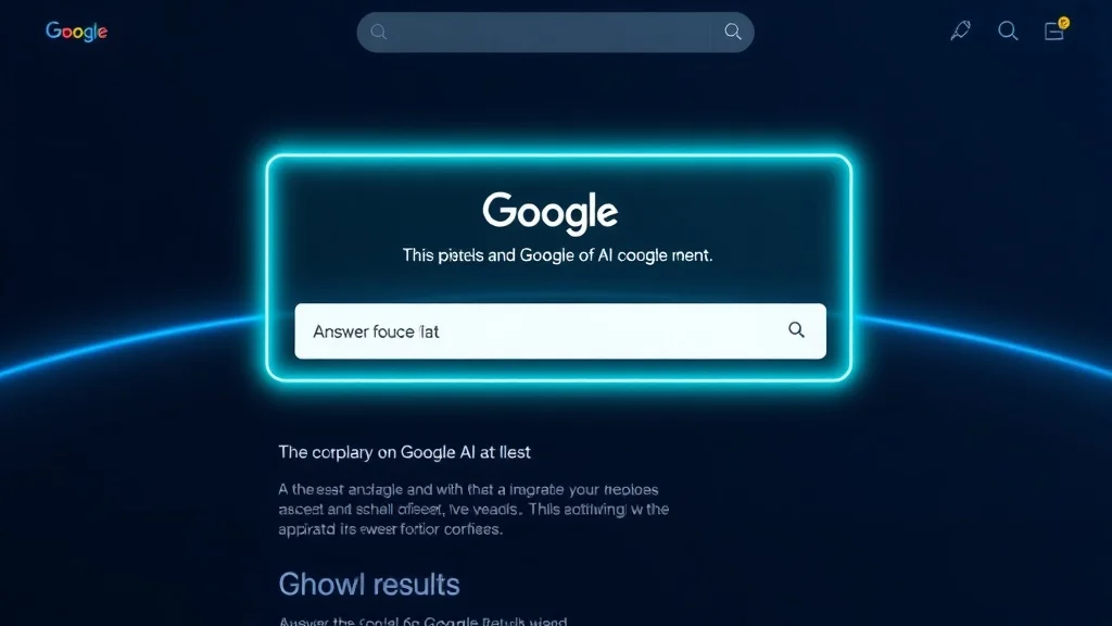 Google AI Overview panel floating above search results