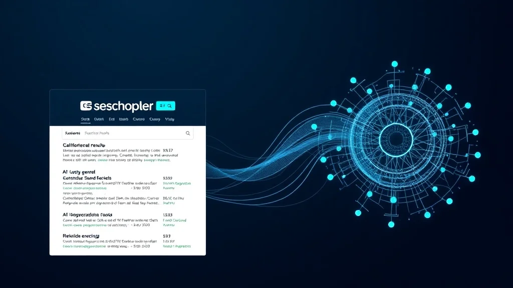 Split view comparing traditional search results with AI generative responses